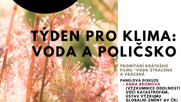 Týden pro klima - Voda a Poličsko