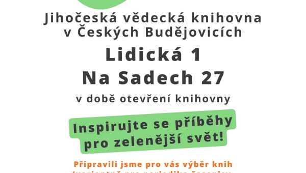 Týden pro klima v knihovně České Budějovice