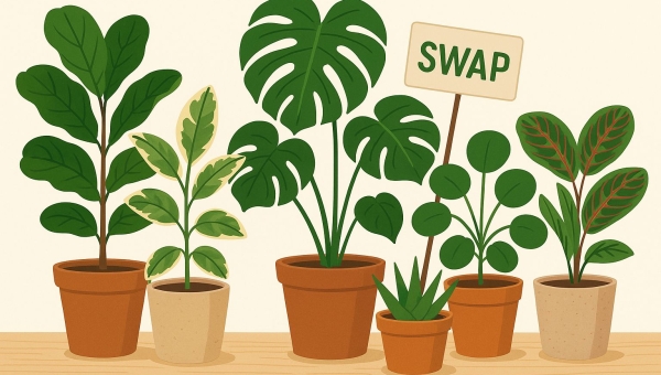 Swap pokojovek a venkovních rostlin – nekupuj, vyměňuj!
